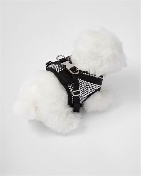 prada pet harness|luxury collars for dogs.